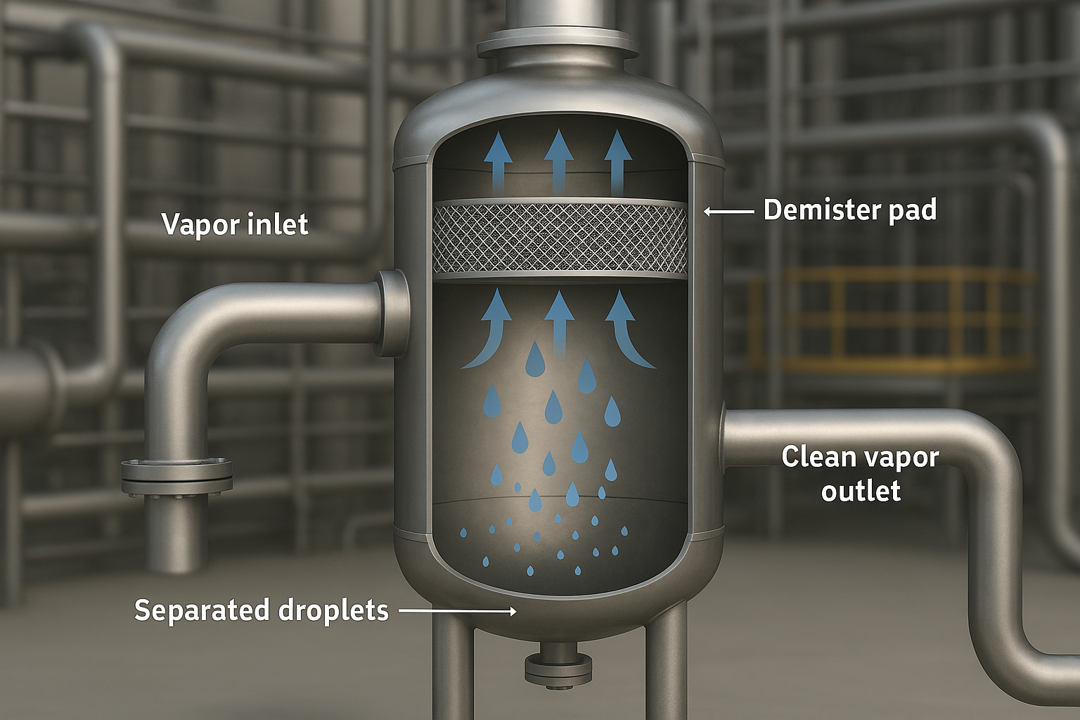 Wire Mesh Mist Eliminators: The Complete Design Guide for High-Efficiency Vapor-Liquid Separation