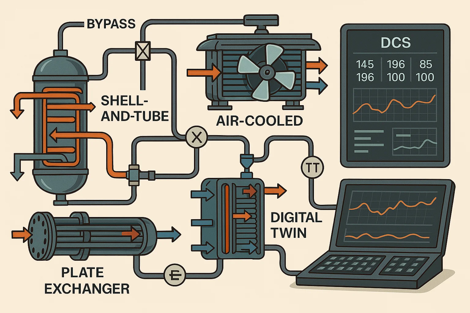 Heat Exchanger Control: Optimizing Temperature Management in Industrial Systems