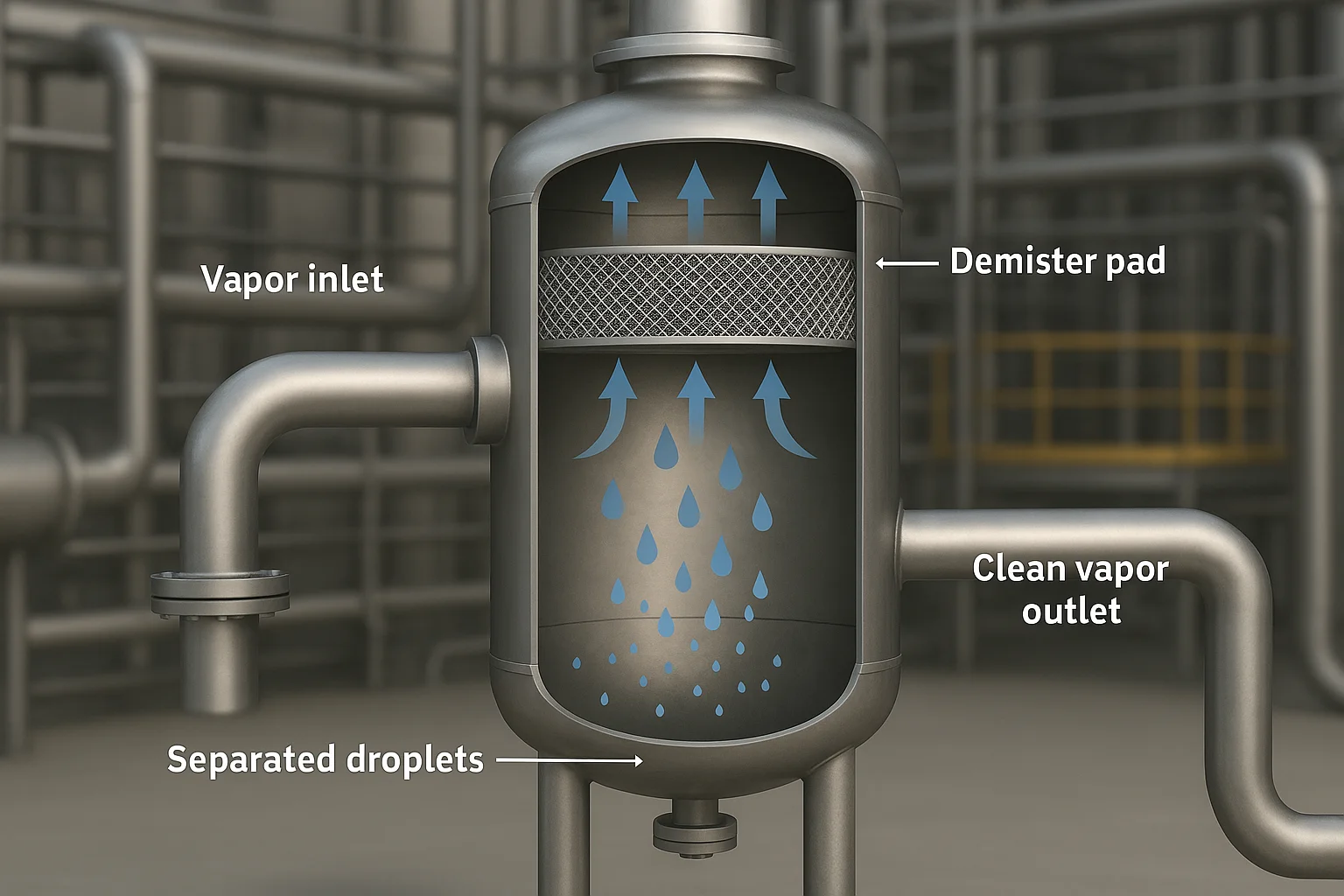Wire Mesh Mist Eliminators: The Complete Design Guide for High-Efficiency Vapor-Liquid Separation