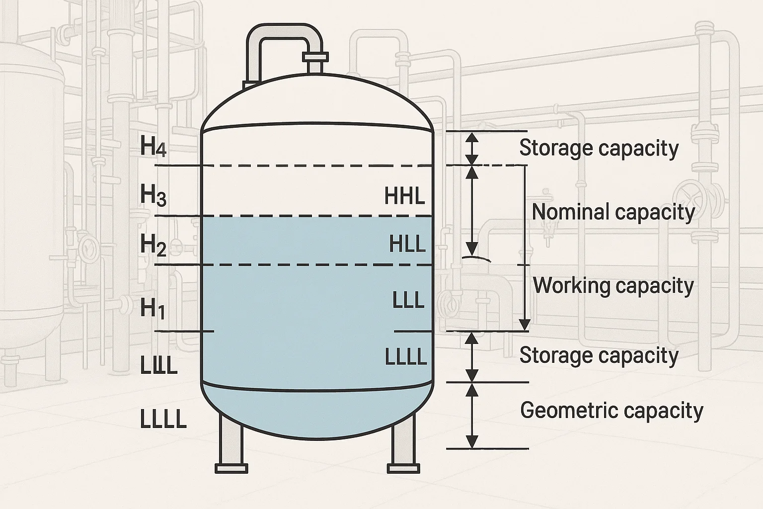 Storage Tank Capacity Design: The Complete Engineer’s Guide to Liquid Level Management
