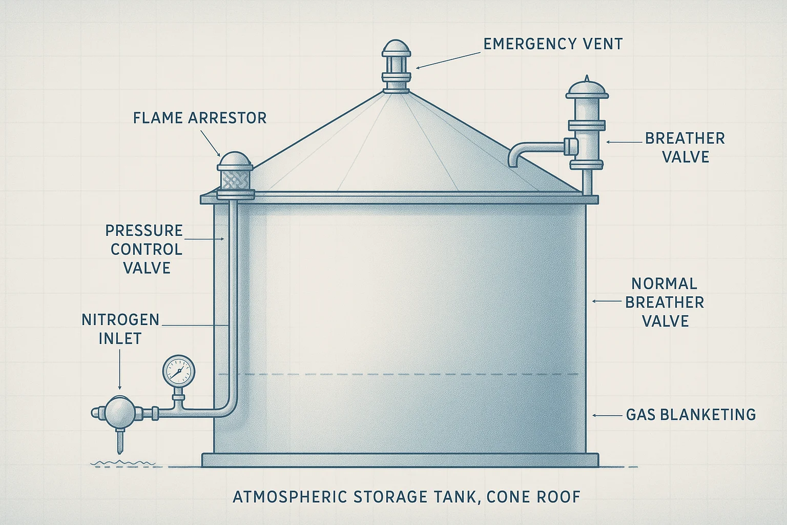 Tank Venting Systems: Ultimate Guide to Safety Design, Gas Blanketing & Capacity Calculations