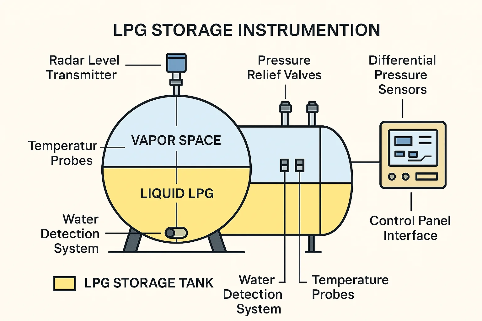 LPG Storage Safety: Advanced Instrumentation and Monitoring for Safe Operations