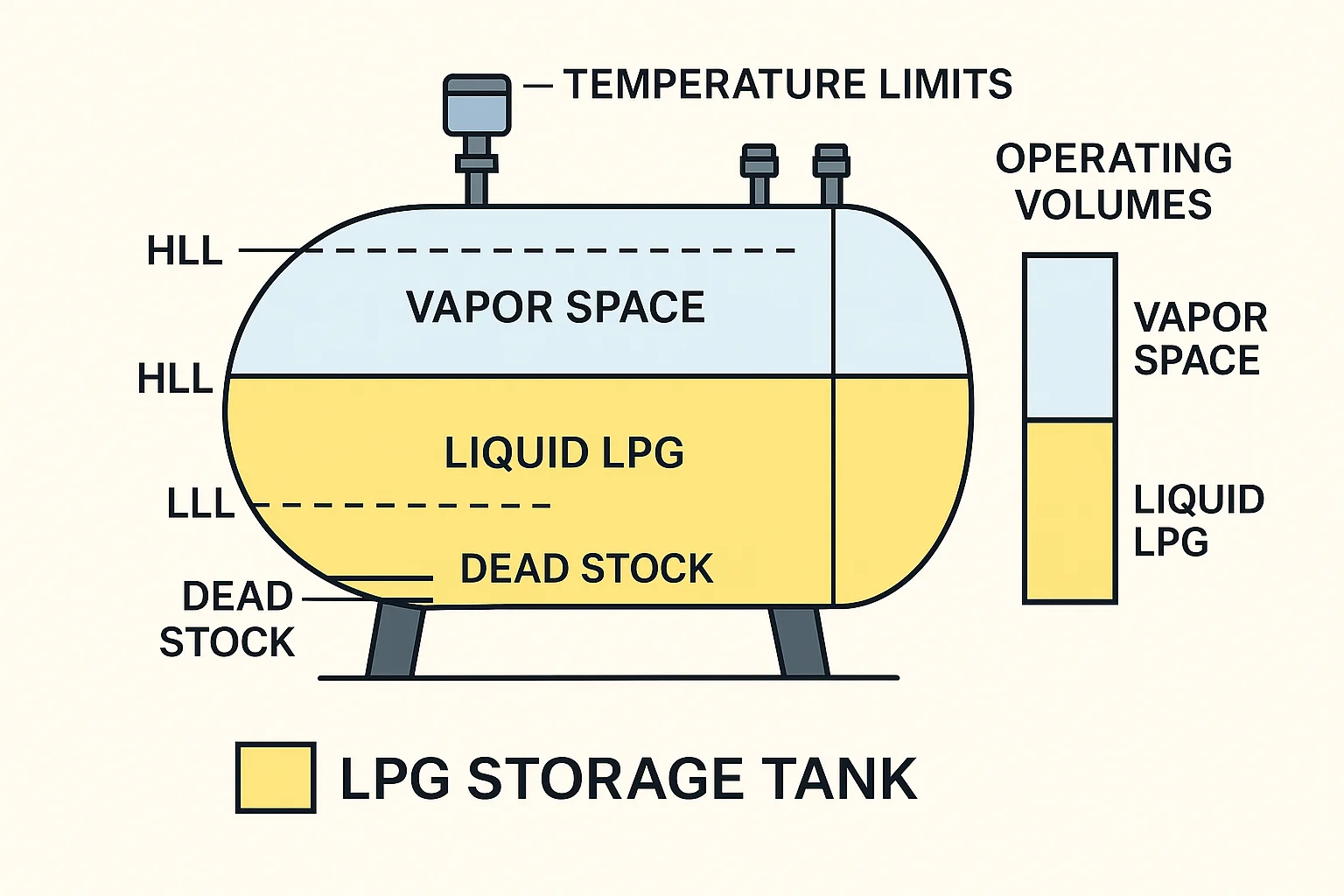 LPG Tank Capacity Explained: From Nominal to Net Working Volume