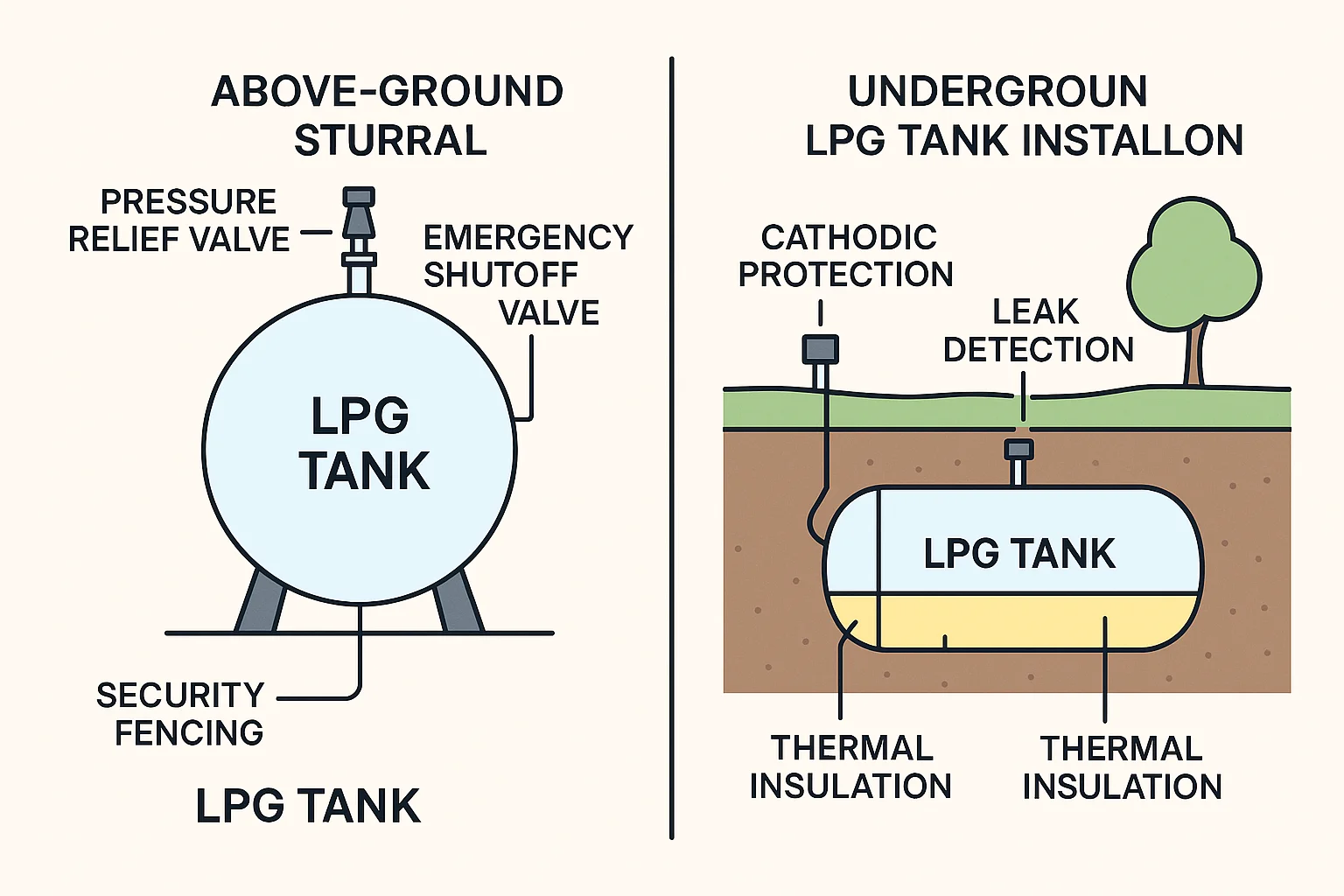 Underground vs Above-Ground LPG Storage: How to Choose the Right Solution
