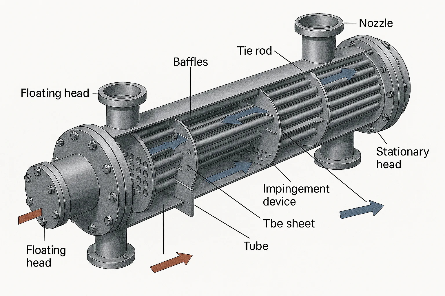 Heat Exchanger Components Explained: Know Your Tubes, Baffles, Nozzles, and More