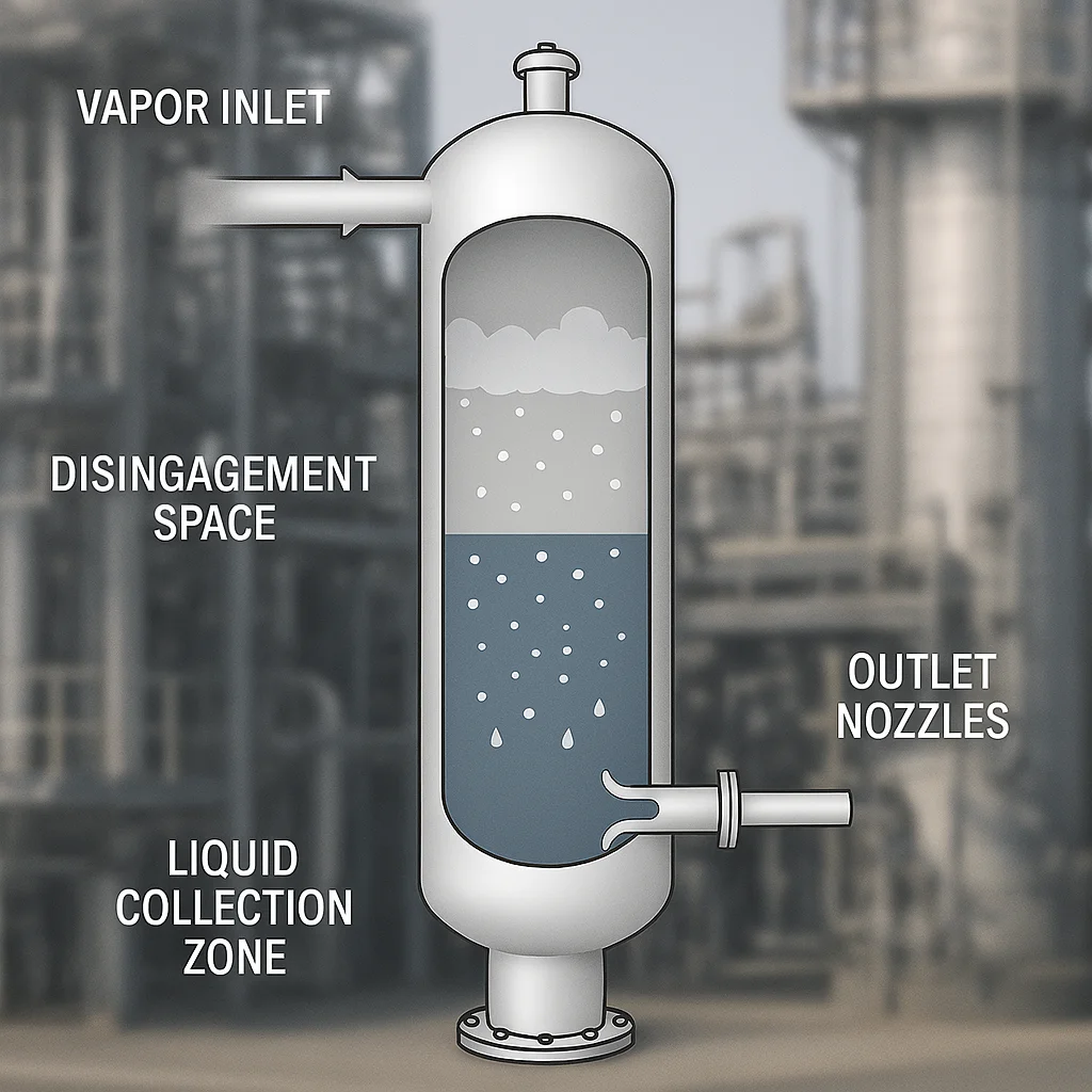 Vapor–Liquid Separation: Design and Selection of Knock-Out Drums