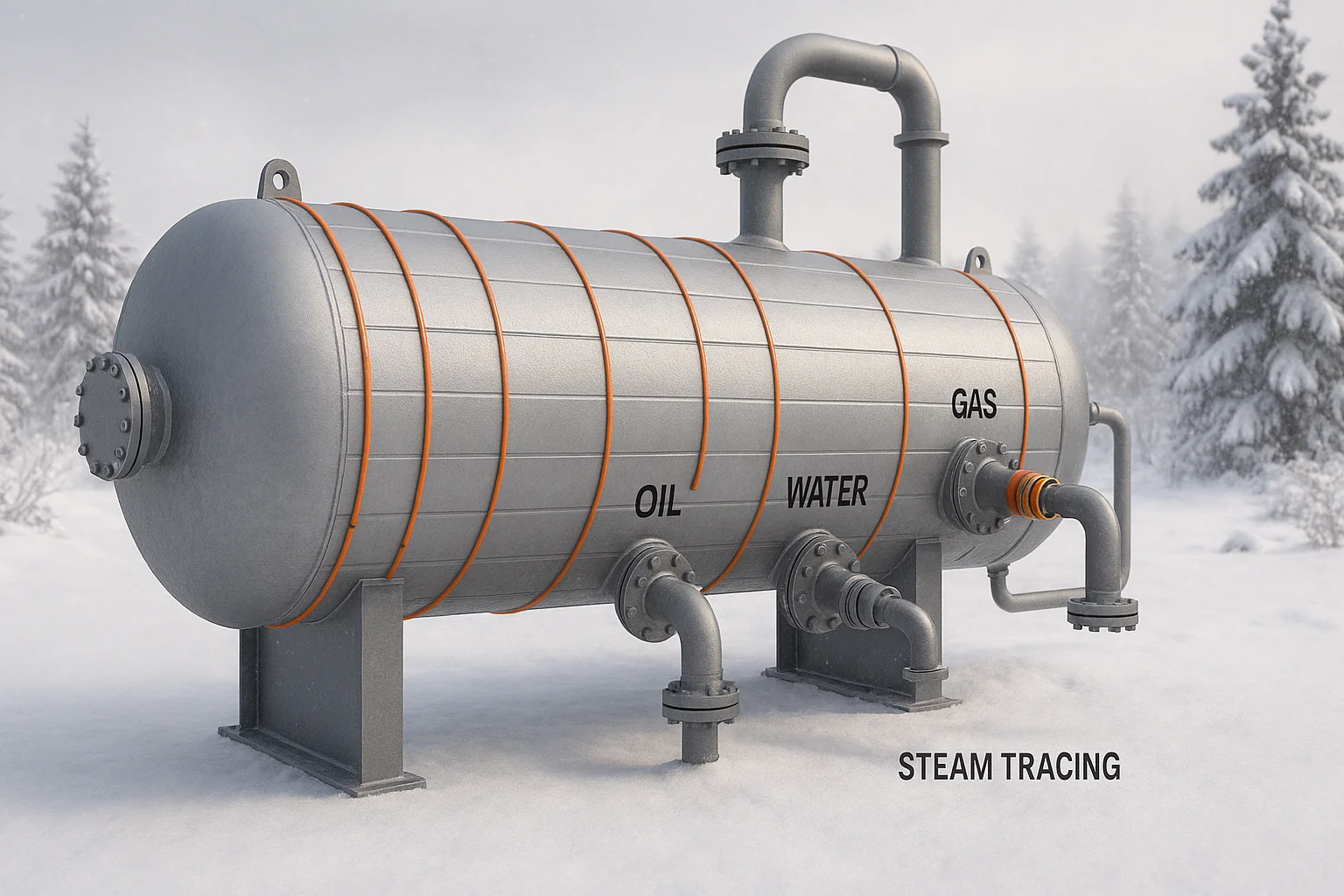 Heat Tracing and Insulation for Separator Systems: Ensuring Reliable Operation in Cold and Viscous Services