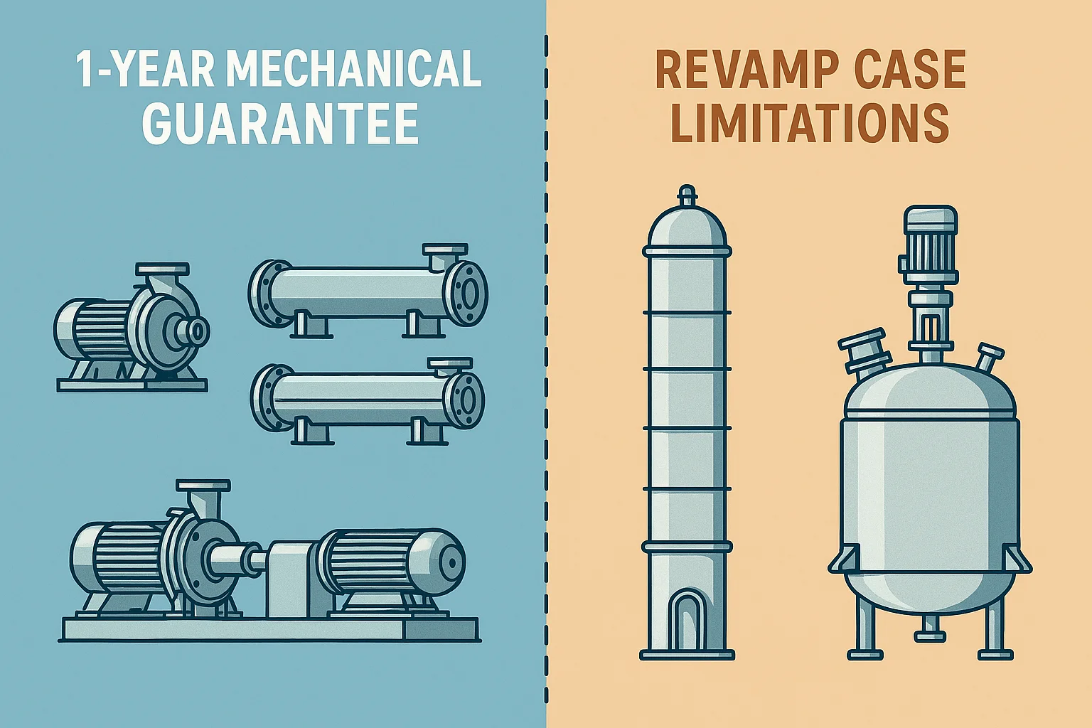 Mechanical Guarantees and Revamp Cases in Industrial Plant Performance Contracts