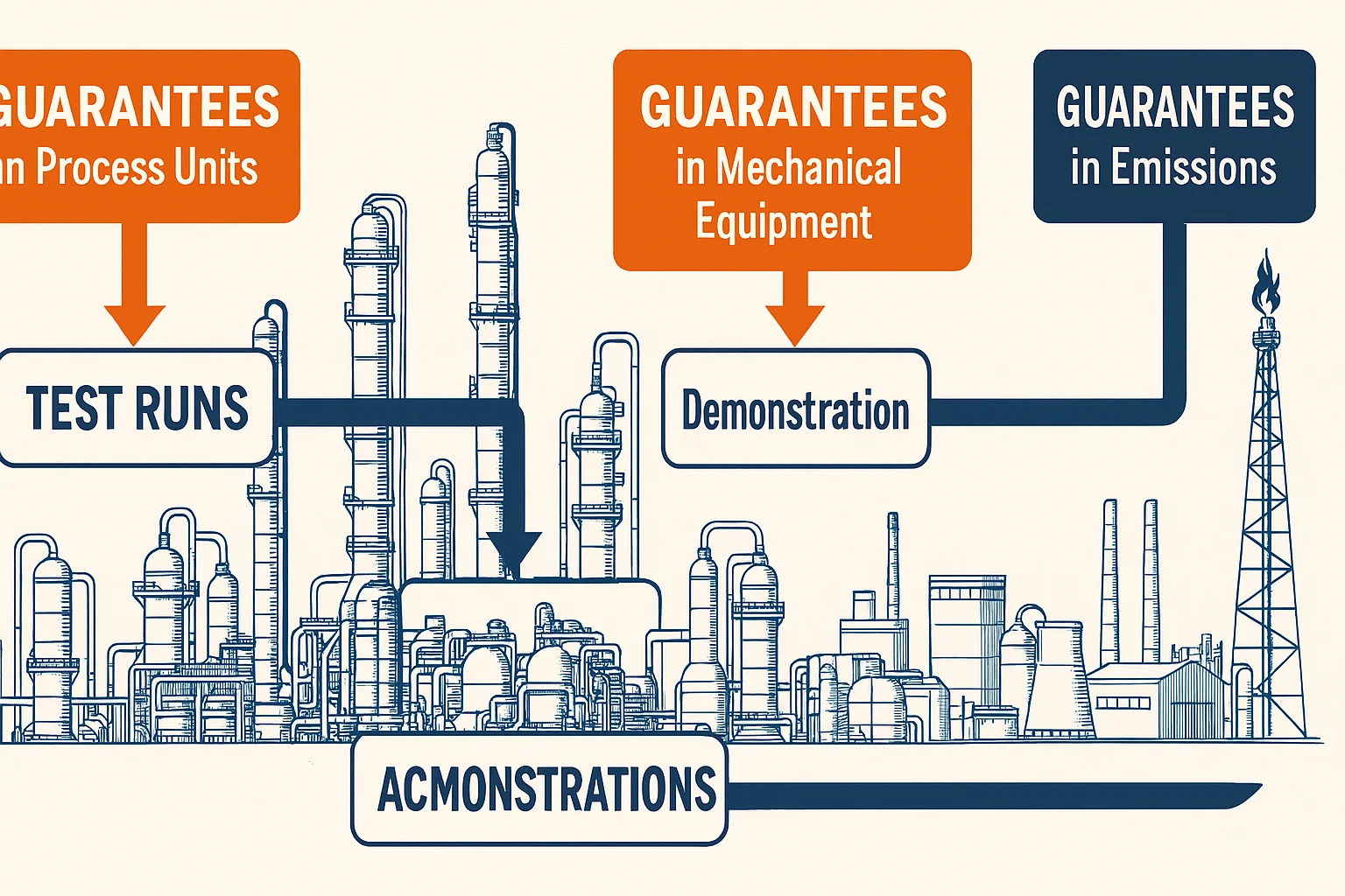 Case Study: Applying Performance Guarantees in an EPC Petrochemical Plant Project